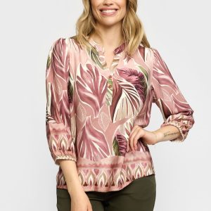 Mönstrad blus, Ellen – 2-Biz