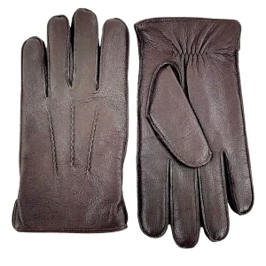 127-F Glove - Getläder - Tillbehör - Mörkbrun