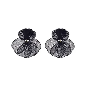 April Earrings Black