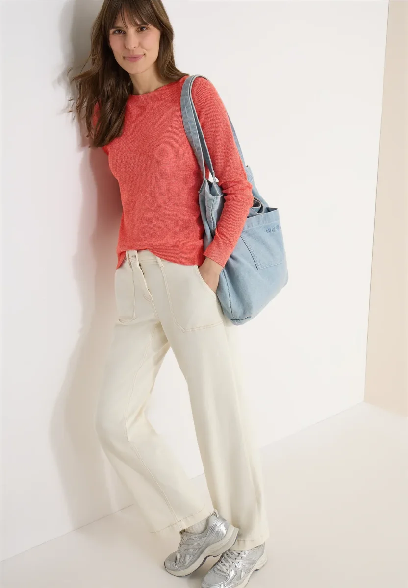 Strukturstickad jumper – Cecil