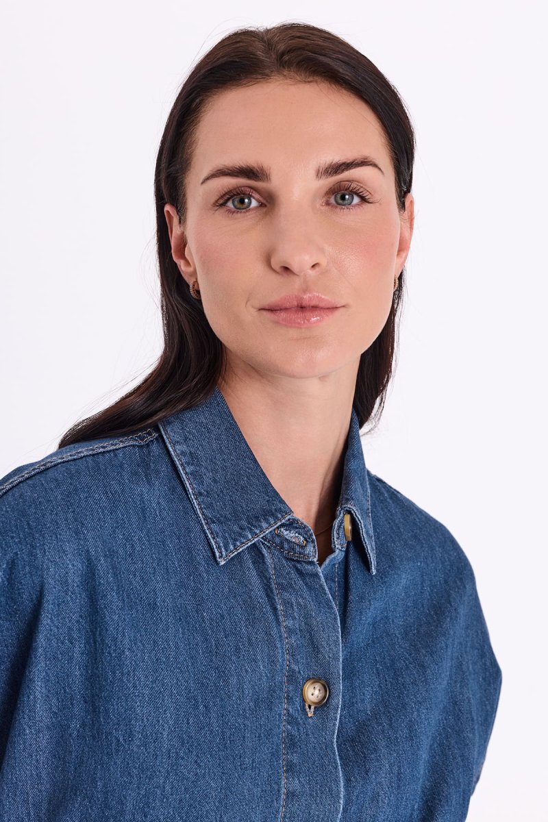 Klänning denim FQAlia – FREE/QUENT - Bild 3