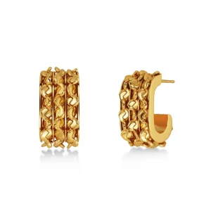Rays Hoops S Gold