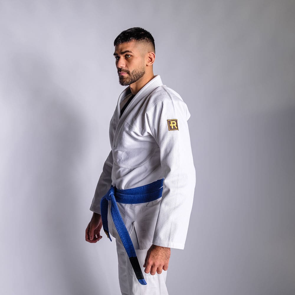 Rebelz BJJ Gi Gold Standard 2 vit - Bild 5