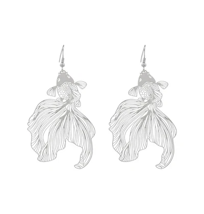 Golfish Earrings Silver - Bild 2