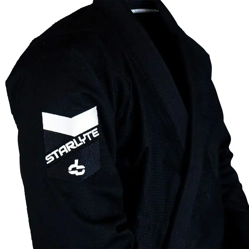 Hyperfly BJJ Gi Starlyte III svart/vit - Bild 5