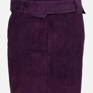 Aria Kjol - Get Mocka Stretch - Dam - Aubergine