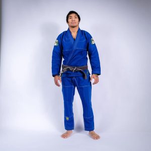 Inverted Gear BJJ Gi Gold Weave V2 blå