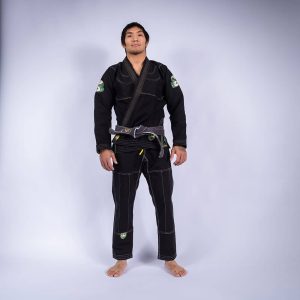 Inverted Gear BJJ Gi Gold Weave V2 svart