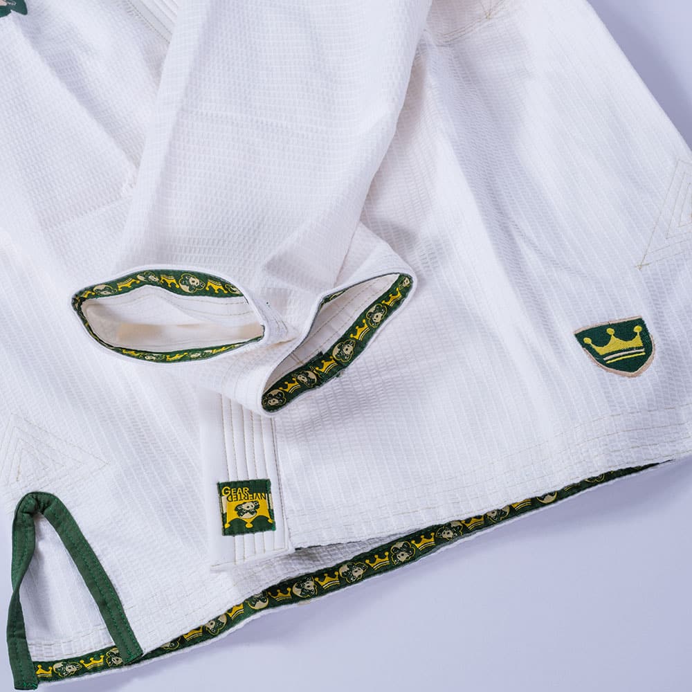 Inverted Gear BJJ Gi Gold Weave V2 vit - Bild 5