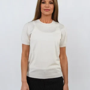 SY-E002 Damskjorta - Cashmere Blend - Dam - Elfenben