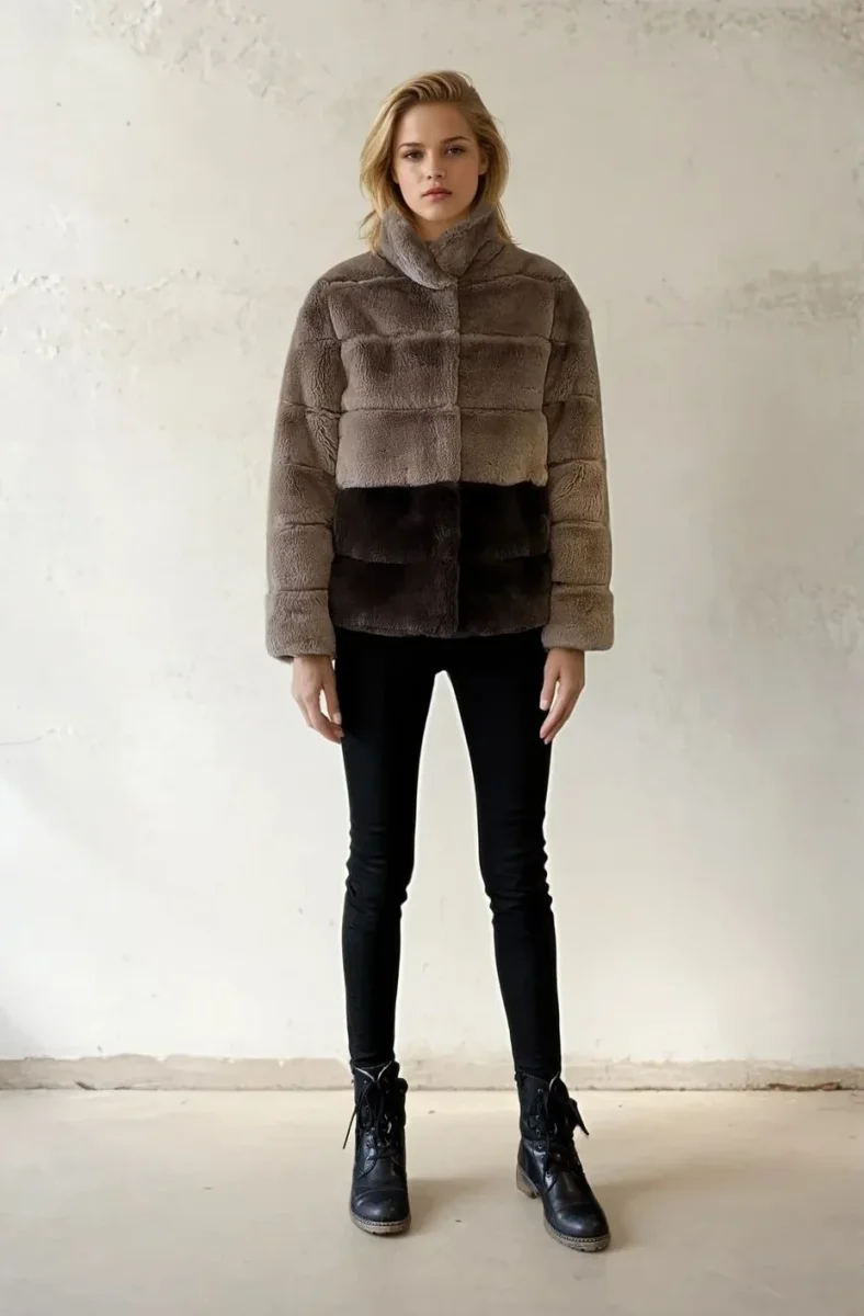 Hanon, 65 cm. - Rex - Dam - Caffe Latte & Mahogny - Bild 2