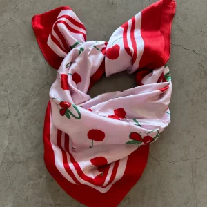 Pcjarina Square Scarf Adrenaline Rush Cherries