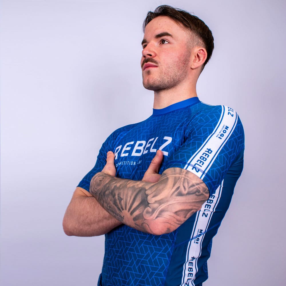 Rebelz Rashguard Ranked blå - Bild 2