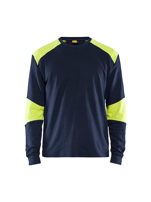 Flamskyddad långärmad t-shirt - Bild 2